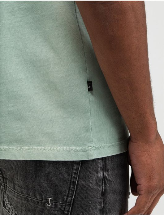 Butcher of blue shirt turqoise gemeleerd