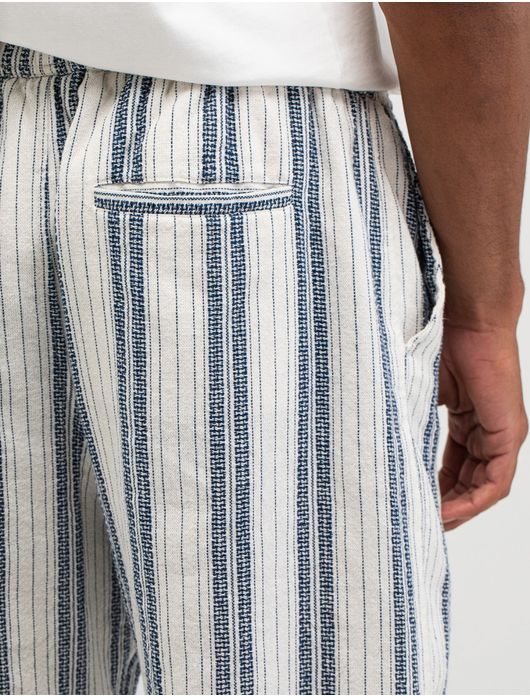 Butcher of Blue bermuda blauw gestreept deel van set