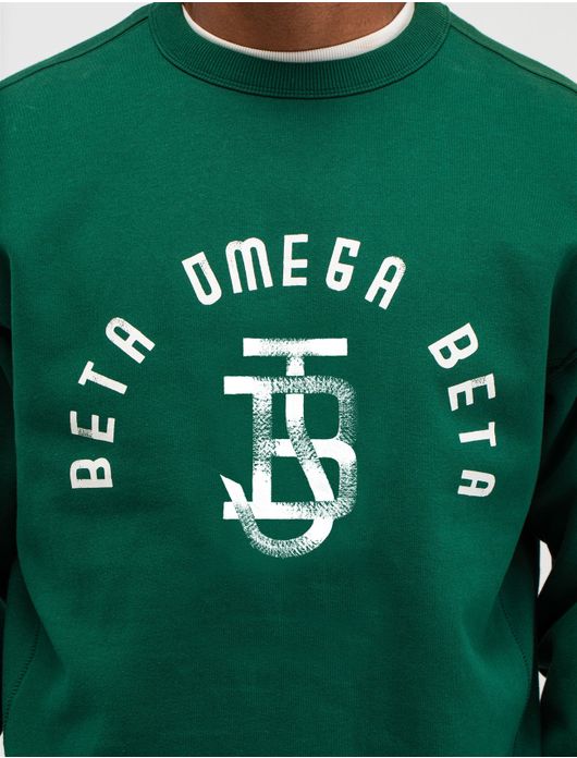 Butcher of Blue sweater groen witte opdruk