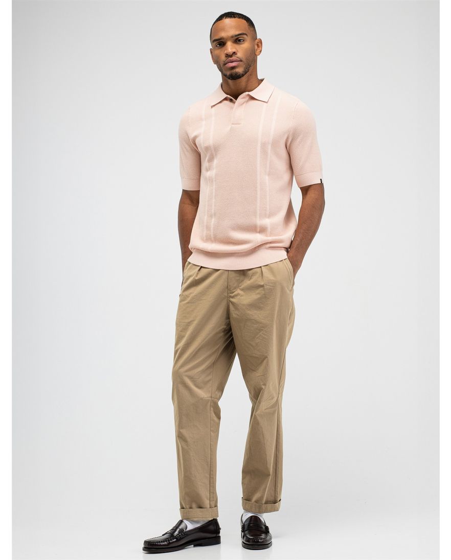 Poloshirt Butcher of Blue roze structuur