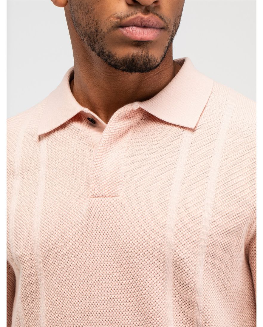 Poloshirt Butcher of Blue roze structuur