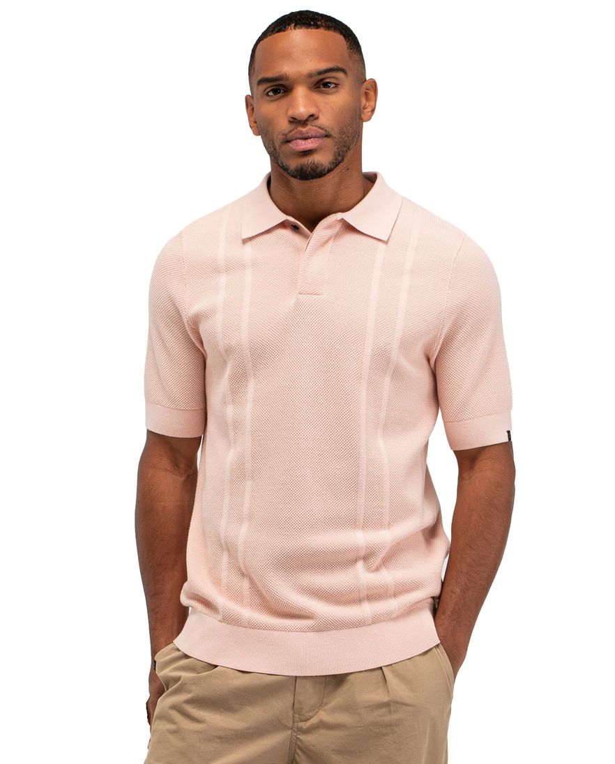 Poloshirt Butcher of Blue roze structuur