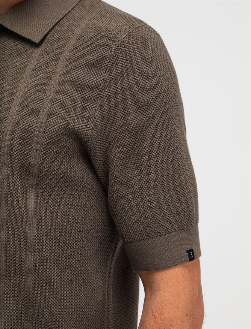 Bruin Poloshirt Butcher of Blue structuur