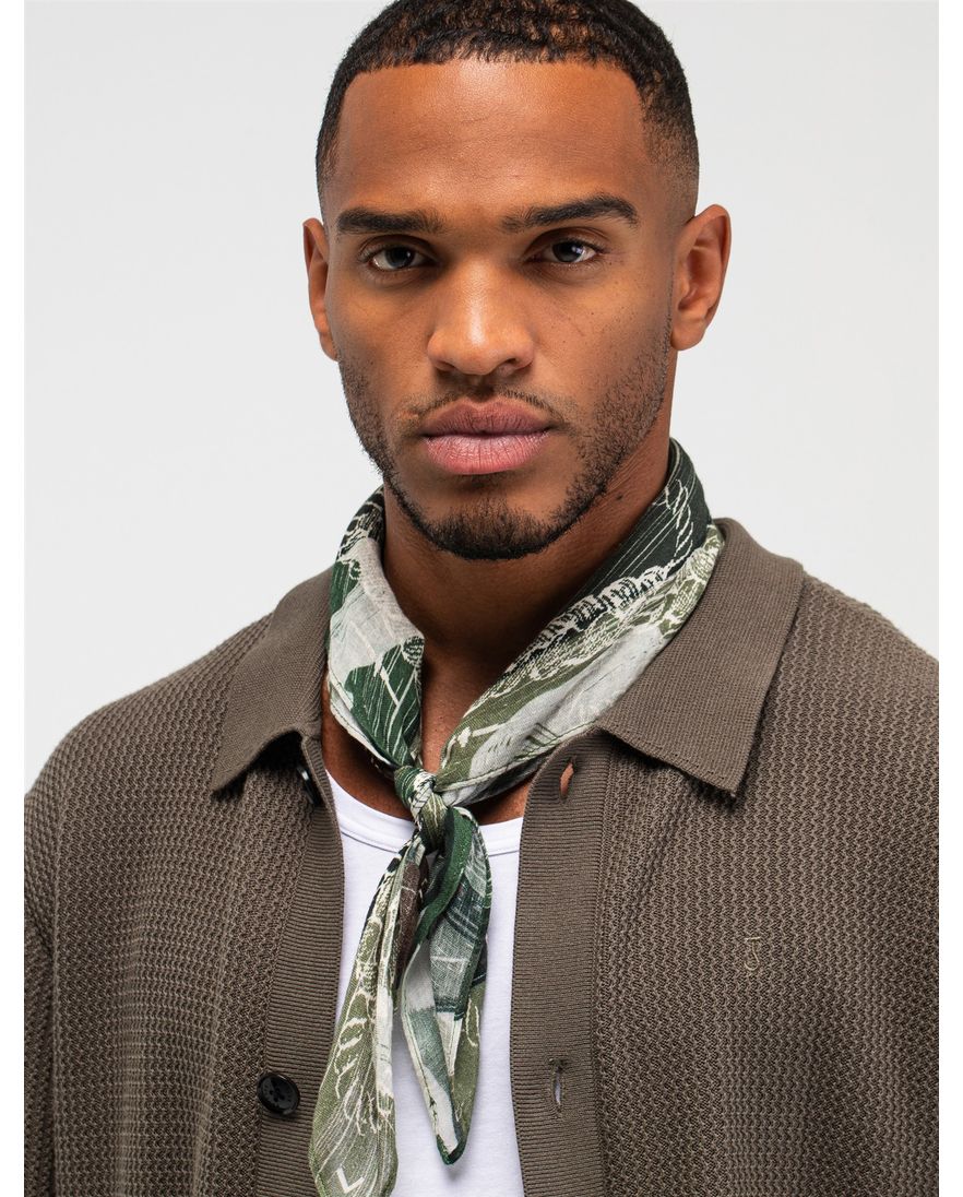 Bruin Overhemd Overshirt Butcher of Blue gebreid