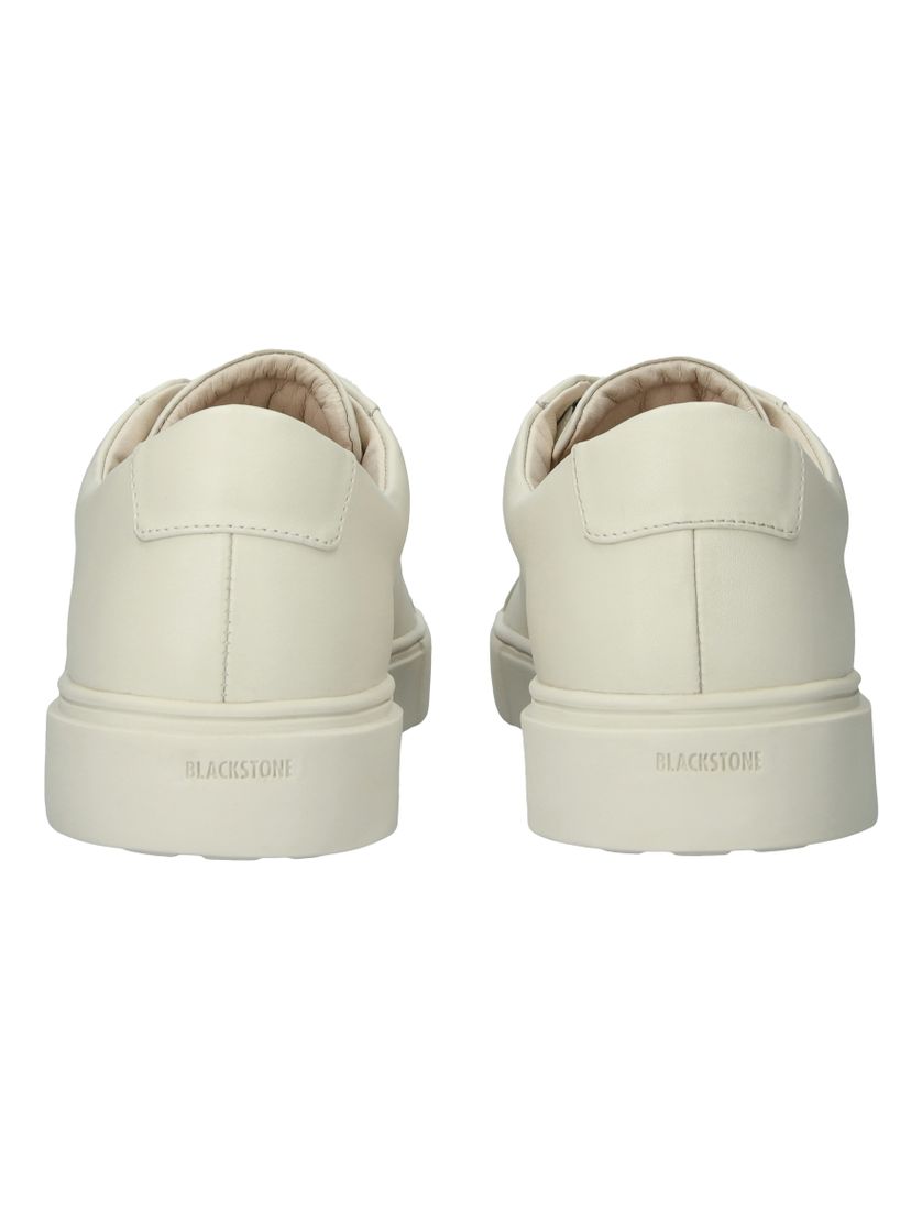 Blackstone sneaker leer creme laag