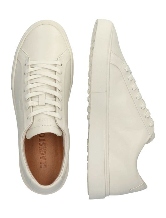 Blackstone sneaker creme leer