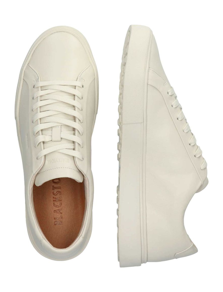 Blackstone sneaker creme leer