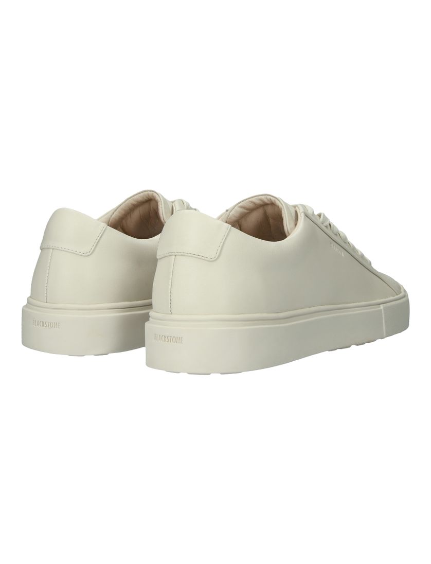 Blackstone sneaker leer creme laag