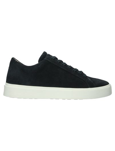 Blackstone Blackstone lage sneaker suede donkerblauw