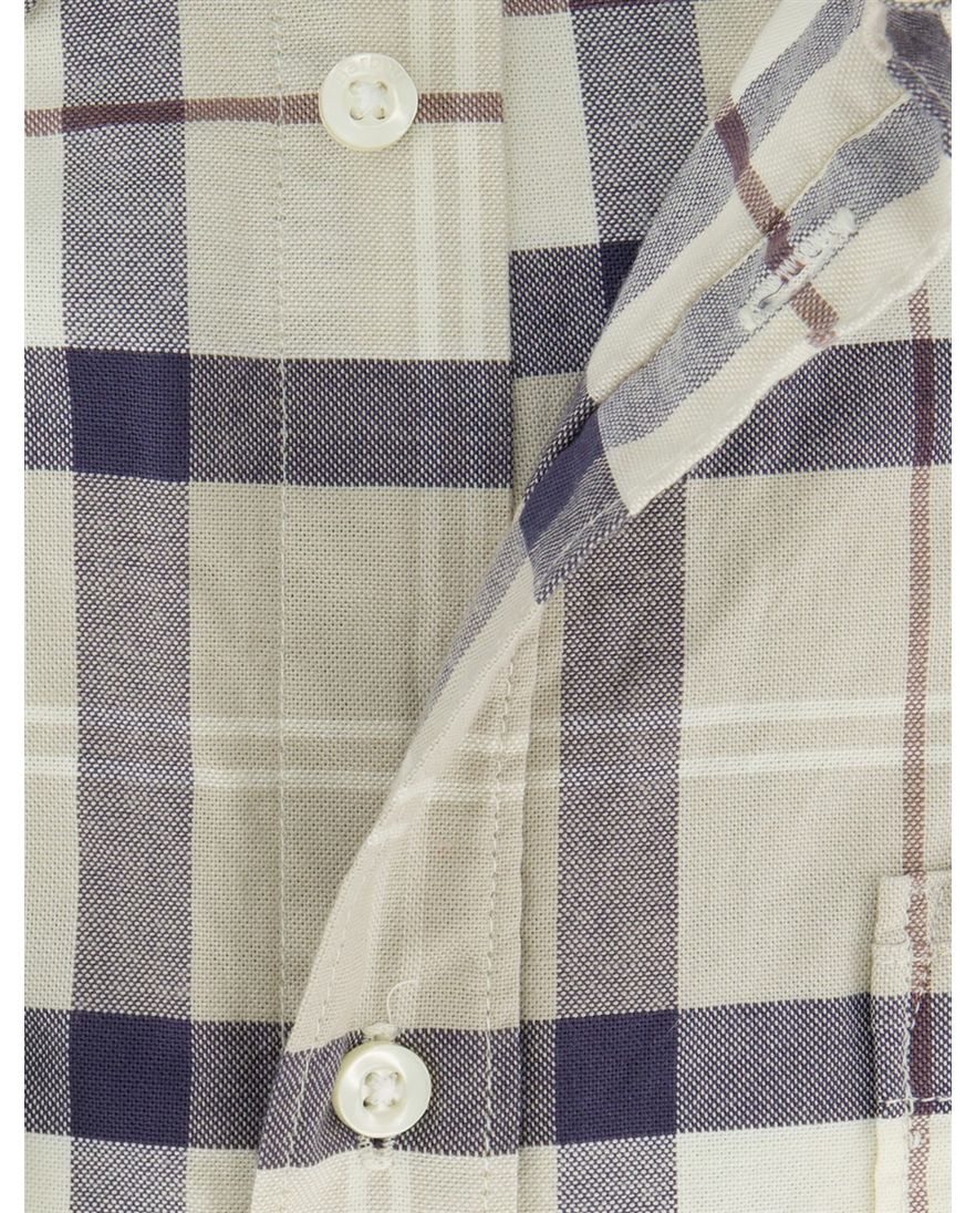 Barbour Tailored Fit overhemd blauw geruit