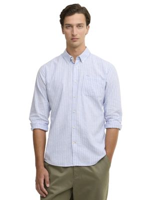 Barbour Overhemd Barbour Tailored Fit blauwe streepjes print