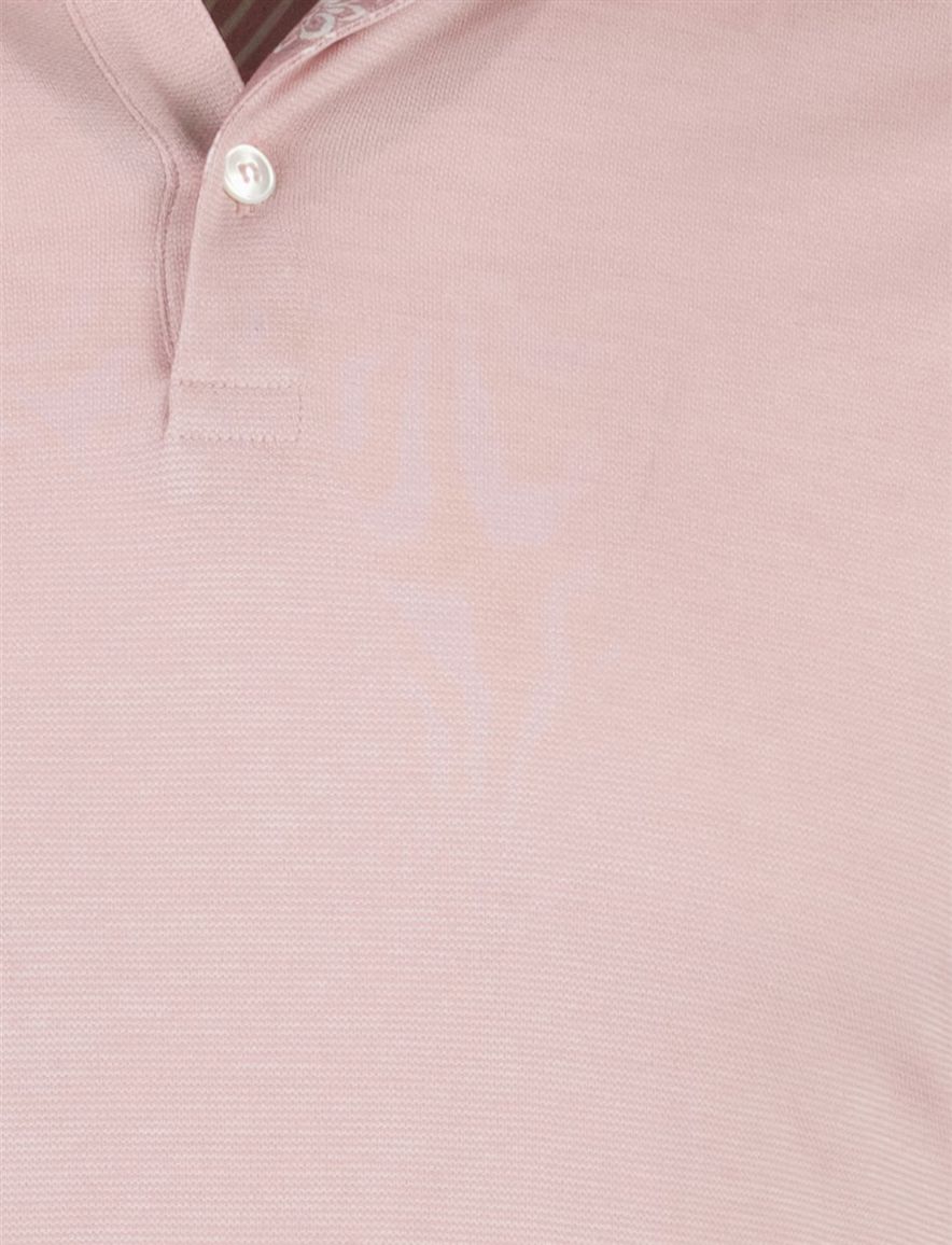 Paul & Shark poloshirt roze effen wijde fit