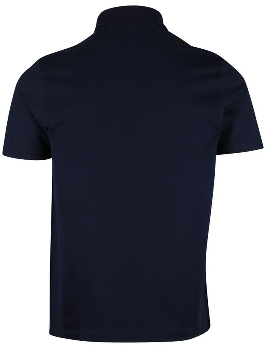 Paul & Shark Polo Donkerblauw effen donkere knoop