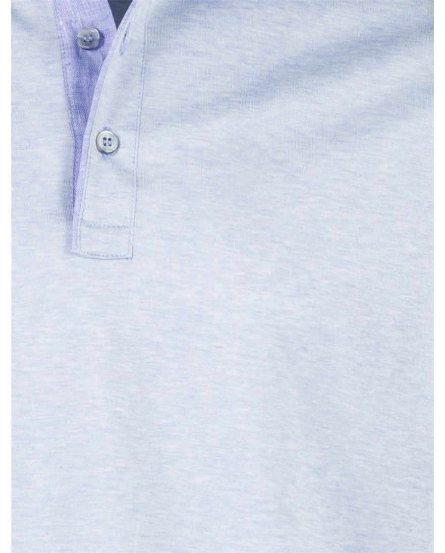 Paul & Shark poloshirt 3 knoops lichtblauw