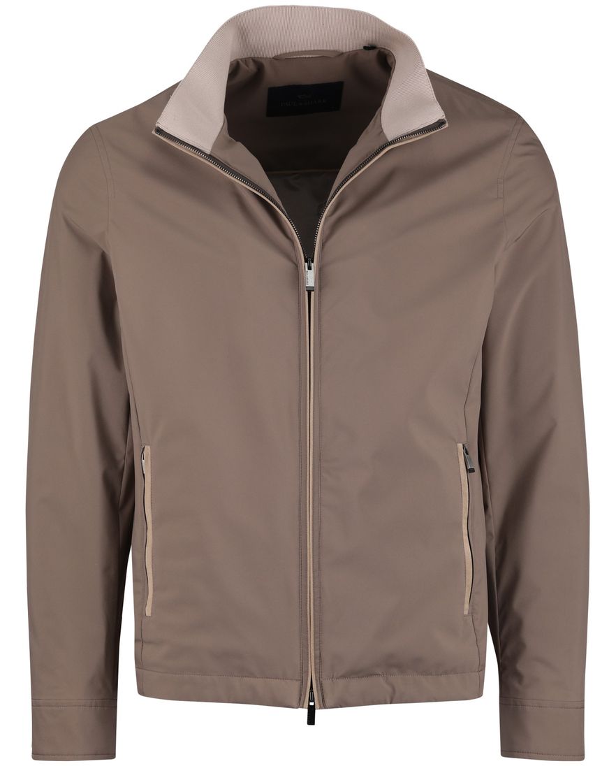Beige zomerjas Paul & Shark rits waterafstotend