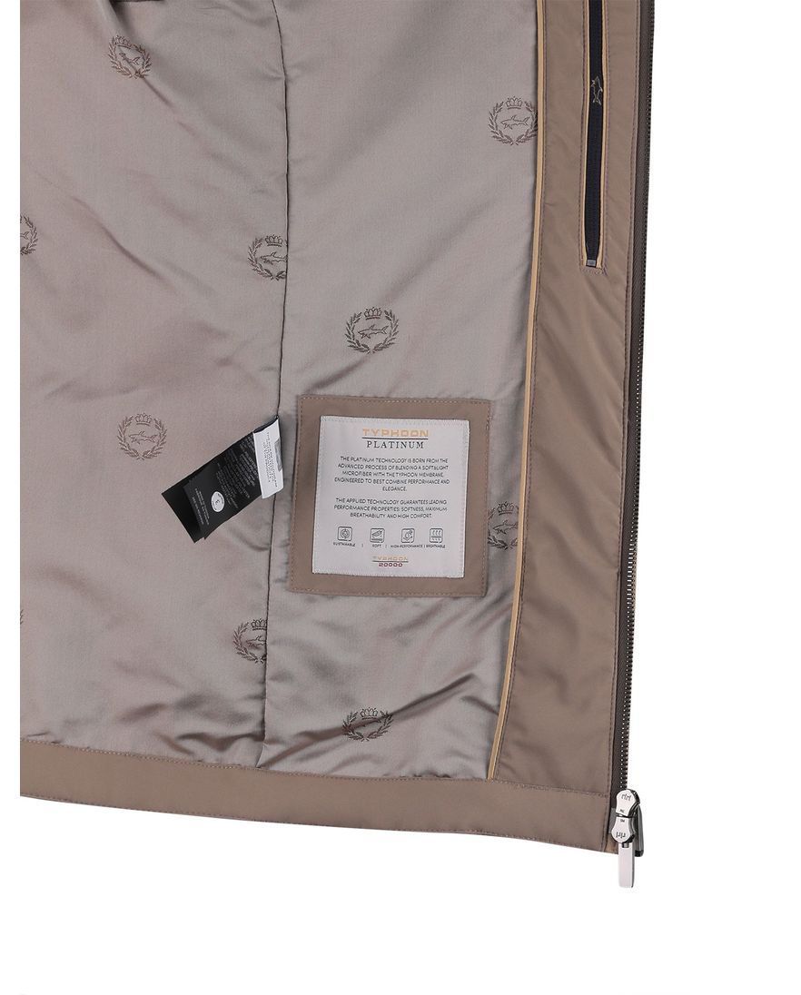 Beige zomerjas Paul & Shark rits waterafstotend