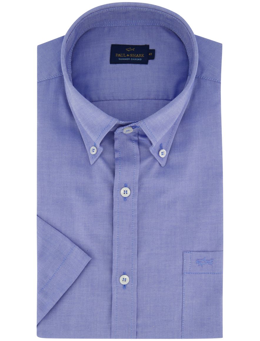 Paul & Shark overhemd blauw met borstzak