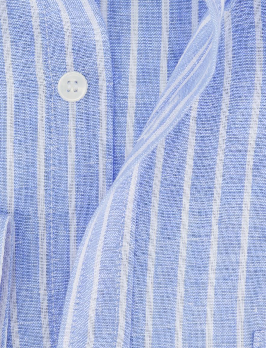 Paul & Shark overhemd blauw witte strepen