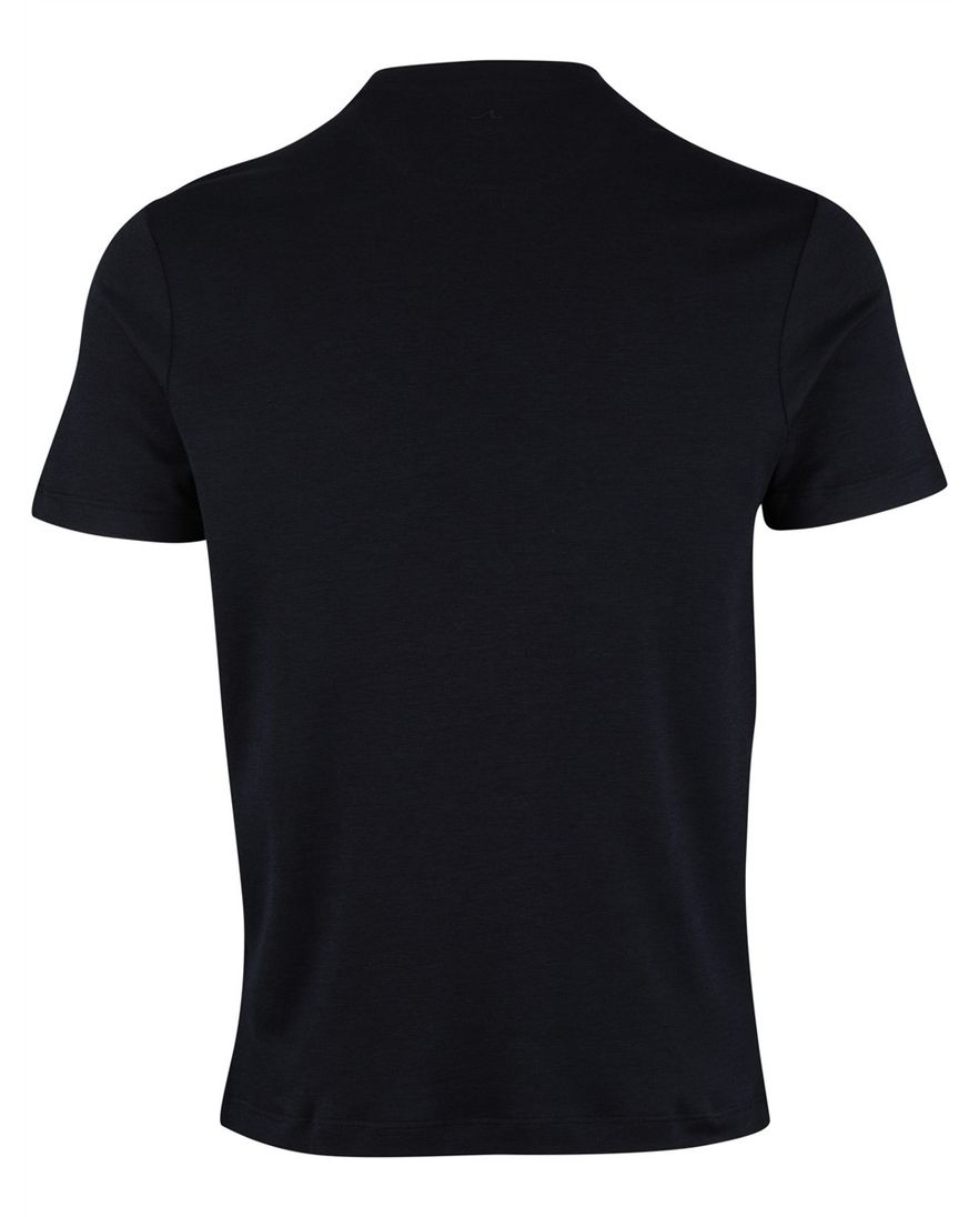 T-shirt Paul & Shark navy katoen effen