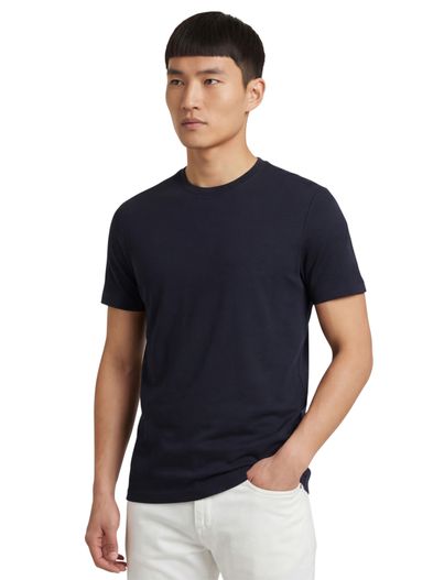 Paul & Shark T-shirt Paul & Shark navy katoen effen