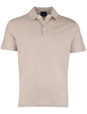 Paul & Shark Paul & Shark Polo Beige effen lyocell