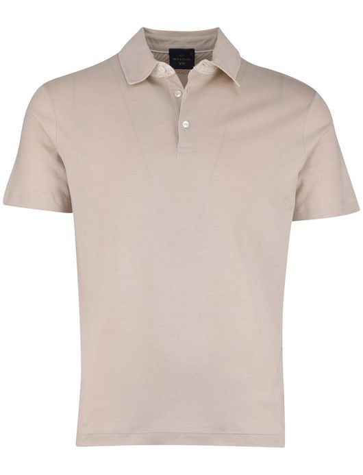 Paul & Shark Polo Beige effen lyocell