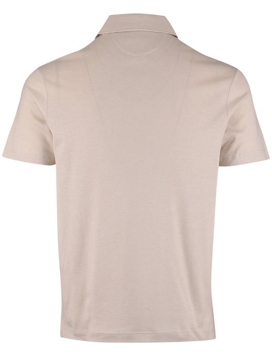 Paul & Shark Polo Beige effen lyocell
