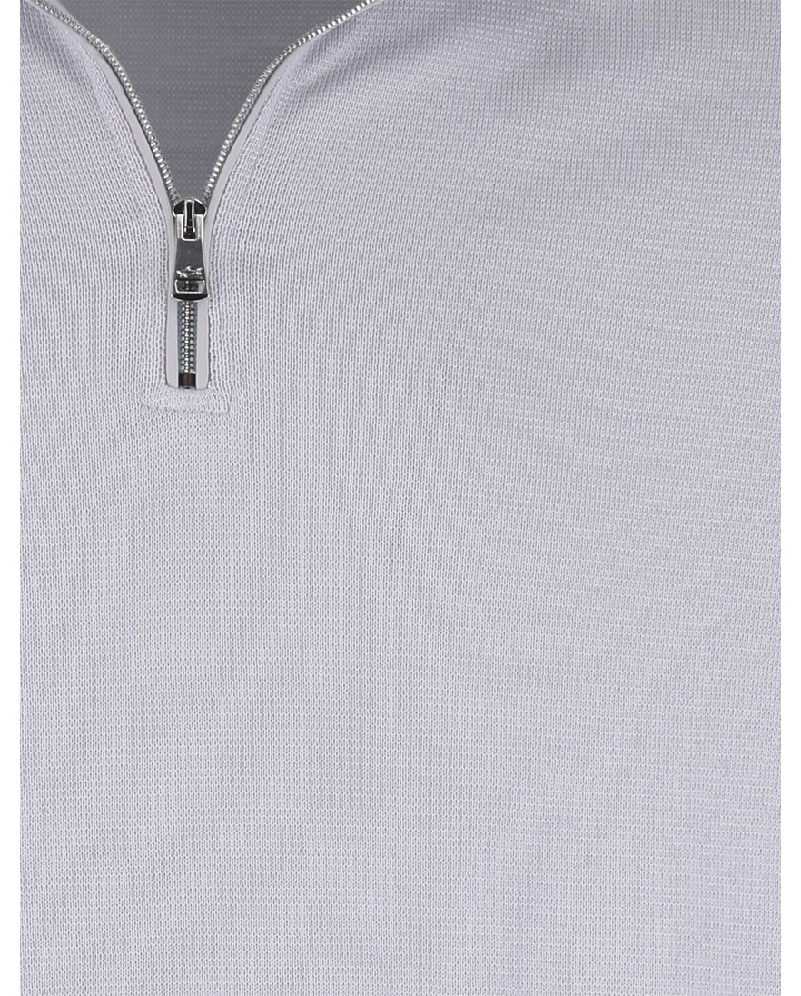 Lichtblauw trui Paul & Shark half zip normale fit