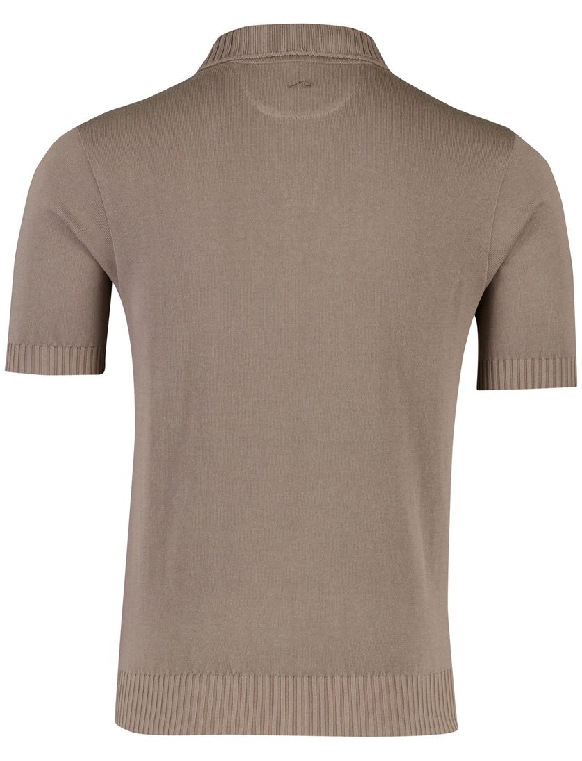 Poloshirt paul & shark bruin wijde fit