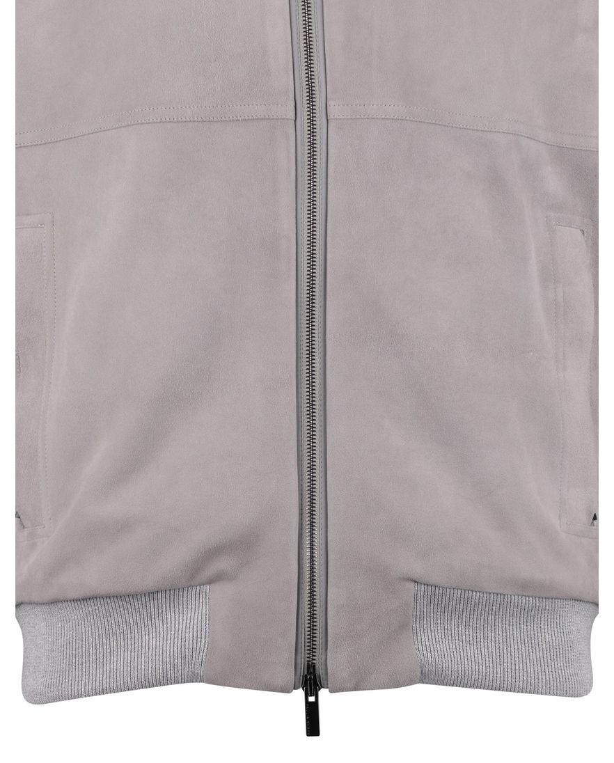 Paul & Shark vest rits grijs zijde