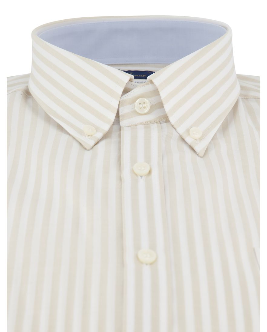 Paul & Shark overhemd beige button-down boord