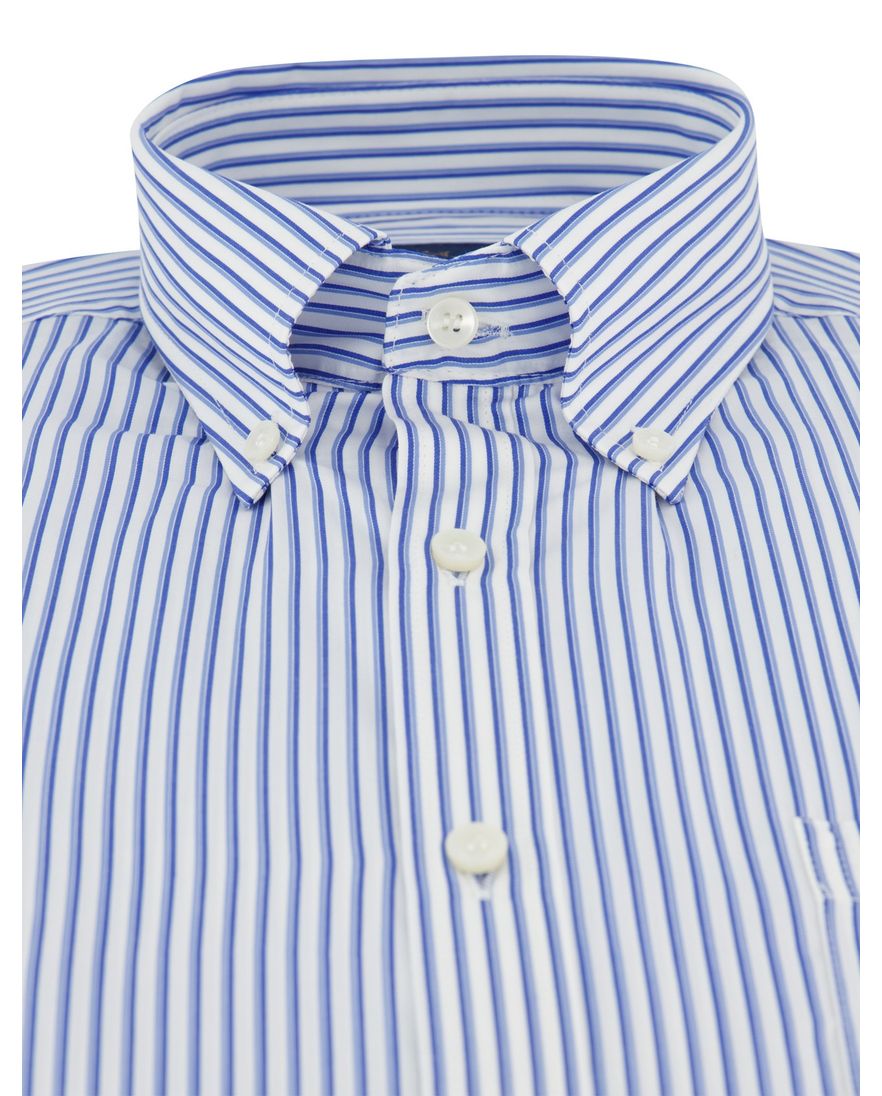 Paul & Shark overhemd wit blauw gestreept