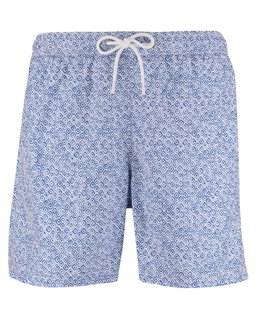 Blauwe zwembroek print wijde fit Paul& Shark