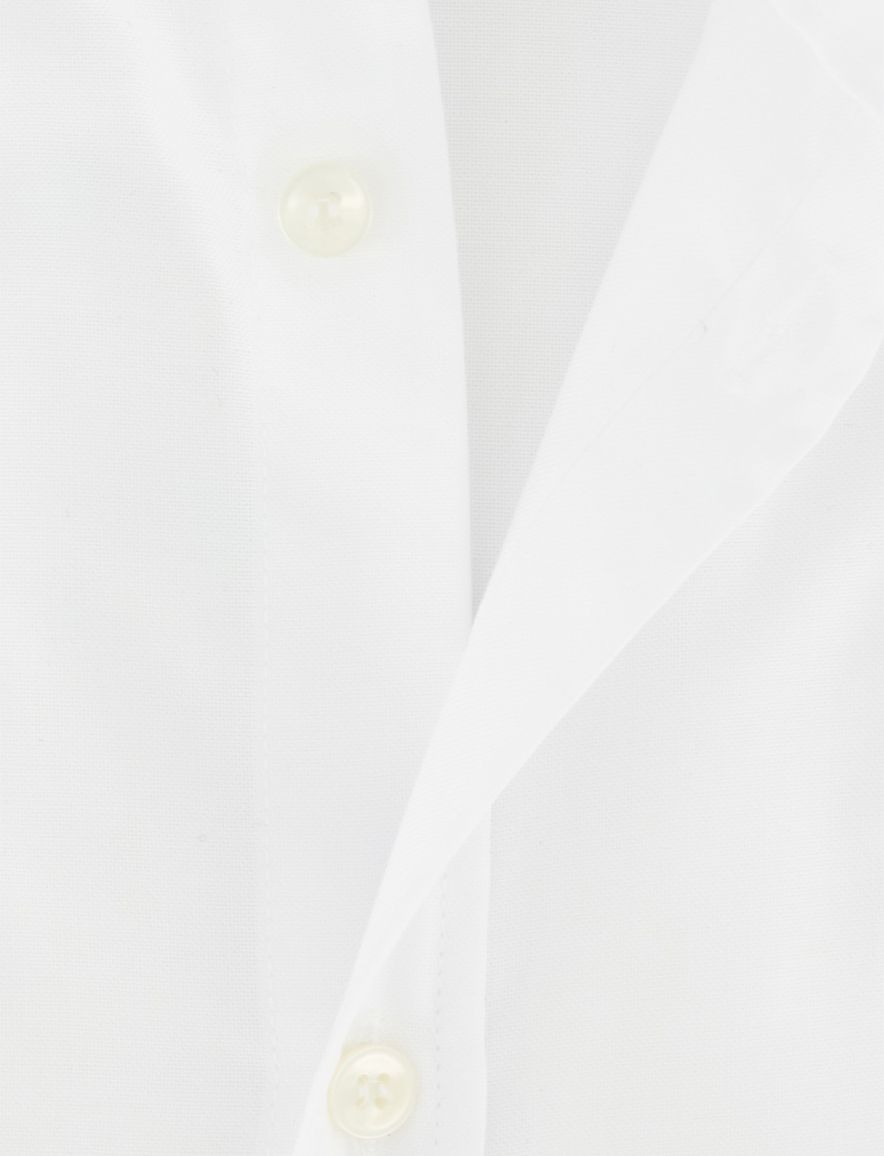 Paul & Shark overhemd korte mouw wit button-down collar