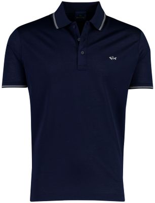 Paul & Shark Paul & Shark poloshirt donkerblauw normale fit