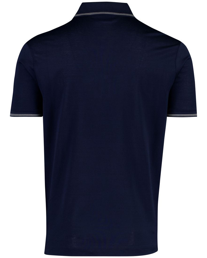 Paul & Shark poloshirt donkerblauw normale fit