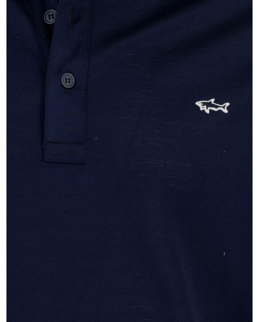 Paul & Shark poloshirt donkerblauw normale fit