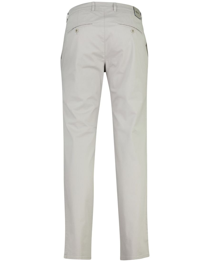 grijs pantalon Brax Fabio zonder omslag normale fit