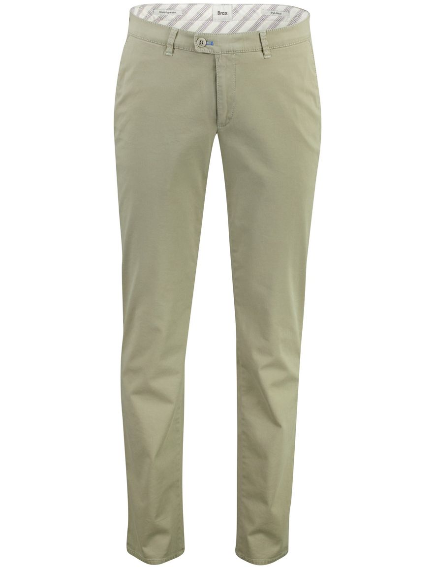 Groene pantalon Brax Fabio wijde fit