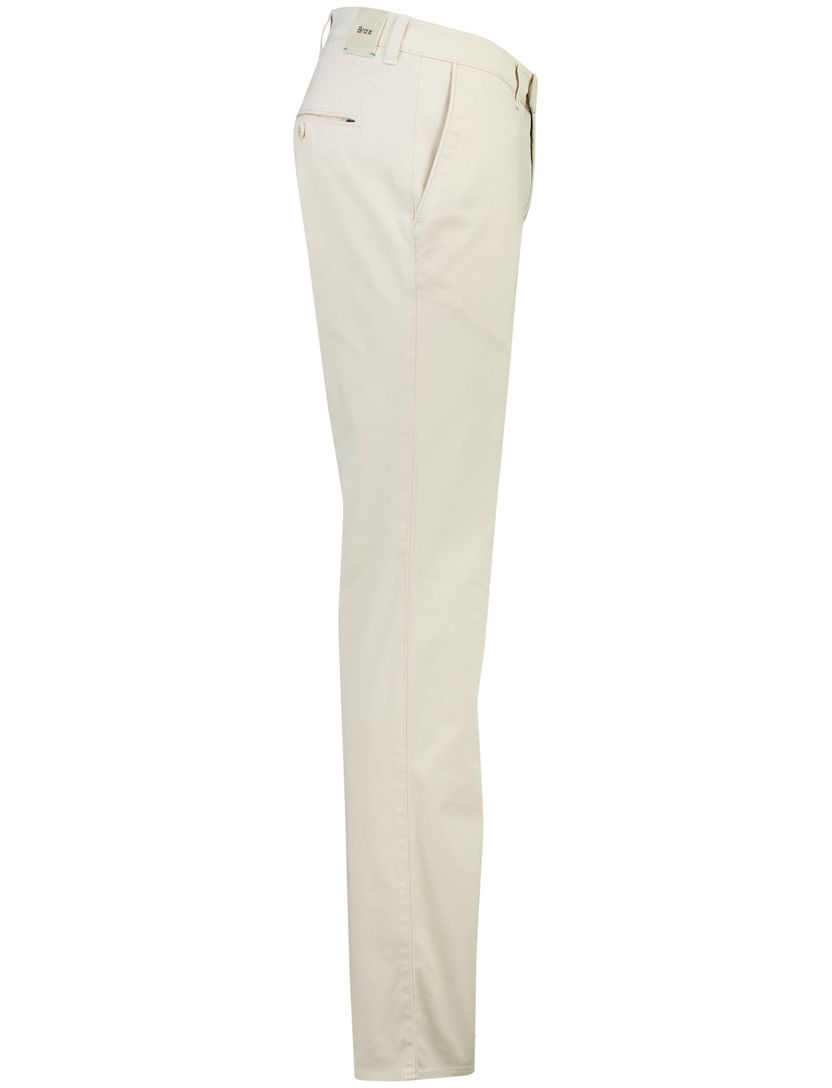 Pantalon Brax Fabio crème flatfront wijde fit