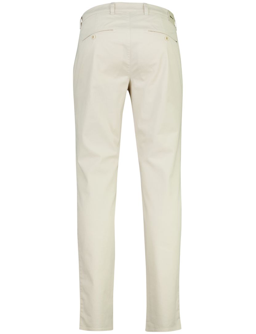 Pantalon Brax Fabio crème flatfront wijde fit