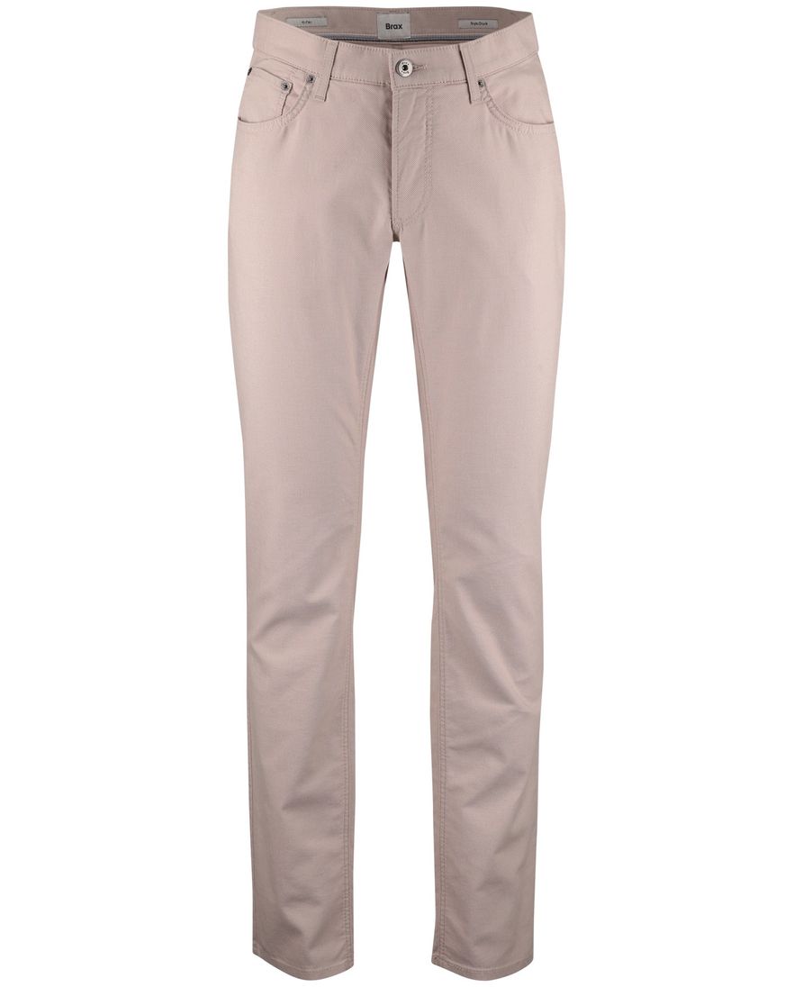 Beige pantalon Brax Chuck slim fit beige 5-pocket