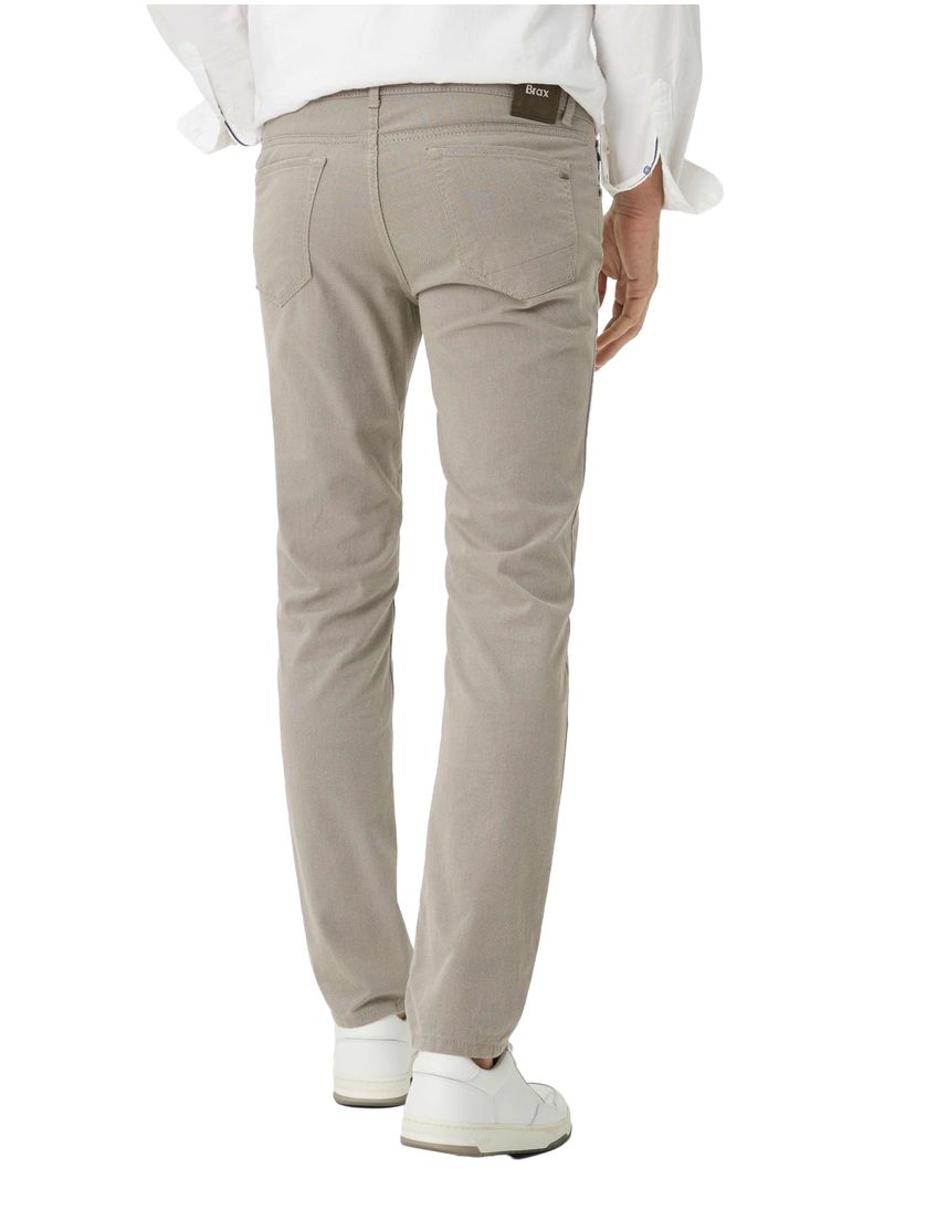 Pantalon 5-pocket beige Brax Chuck slim fit