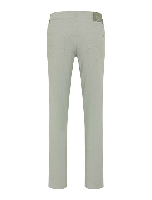 Brax Pantalon 5-pocket lichtgroen katoen