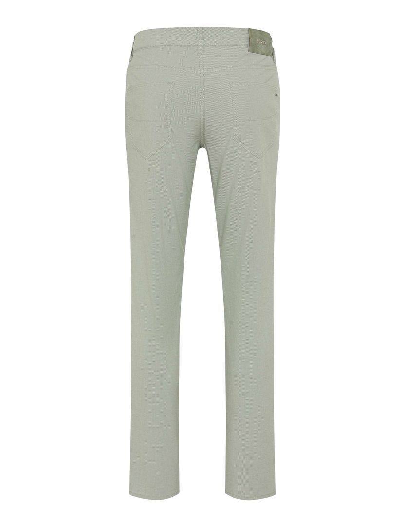 Pantalon 5-pocket Brax lichtgroen katoen