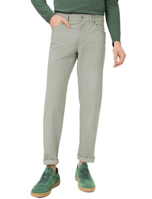 Brax Pantalon 5-pocket Brax lichtgroen katoen