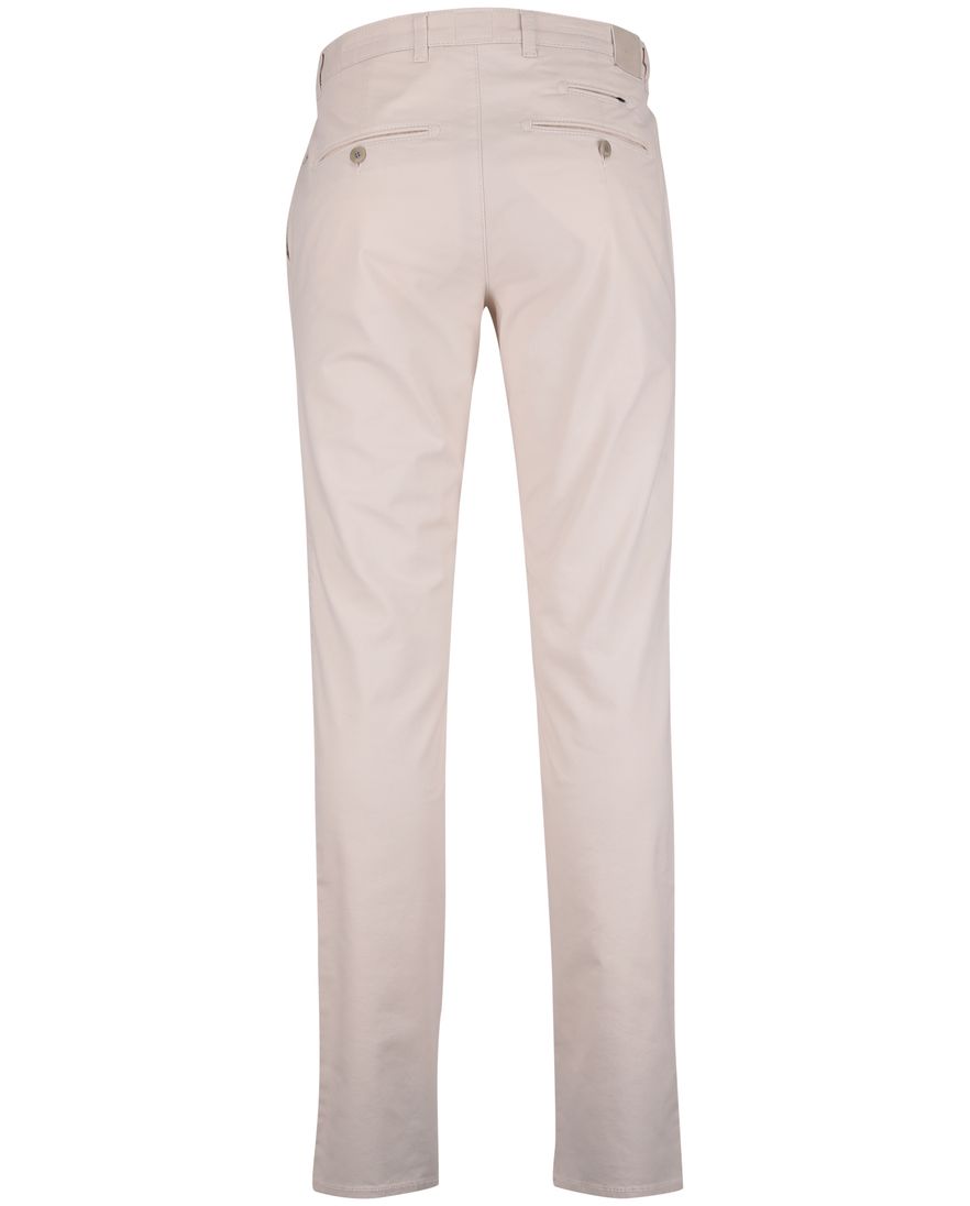 Beige pantalon chino Brax Fabio wijde fit