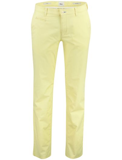 Brax Chino Brax Fabio modern fit geel