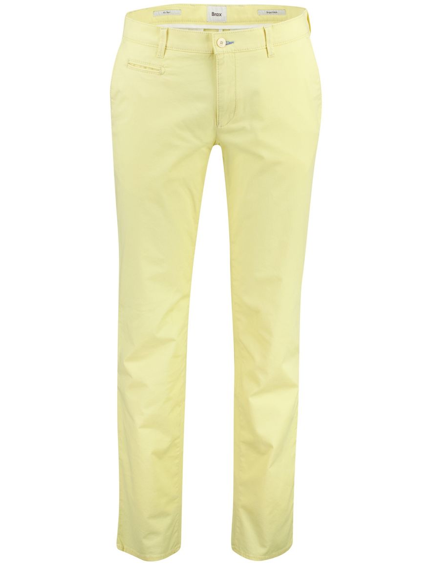 Gele chino Brax Fabio modern fit