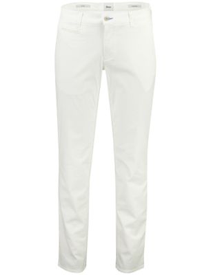 Brax pantalon Brax Fabio wit flatfront model normale fit